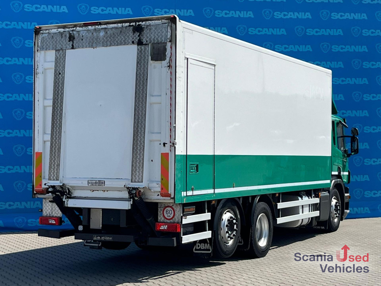 بصندوق مغلق شاحنة SCANIA P 320 DB6x2*4MNB RETARDER FULL AIR 8T TAIL LIFT 2T: صور 10