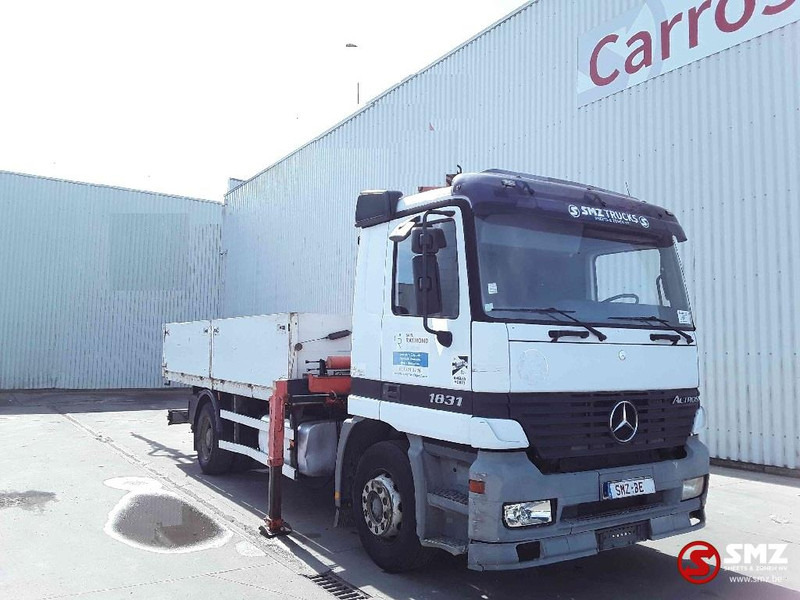 Mercedes-Benz Actros 1831 165000km lames - شاحنات مسطحة: صور 1 Mercedes-Benz Actros 1831 165000km lames - شاحنات مسطحة: صور 1