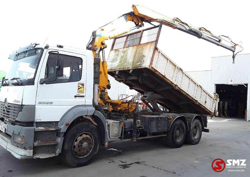 Mercedes-Benz Atego 2633 effer 3 ext +remote 6x4 - قلابات, شاحنة كرين: صور 5 Mercedes-Benz Atego 2633 effer 3 ext +remote 6x4 - قلابات, شاحنة كرين: صور 5
