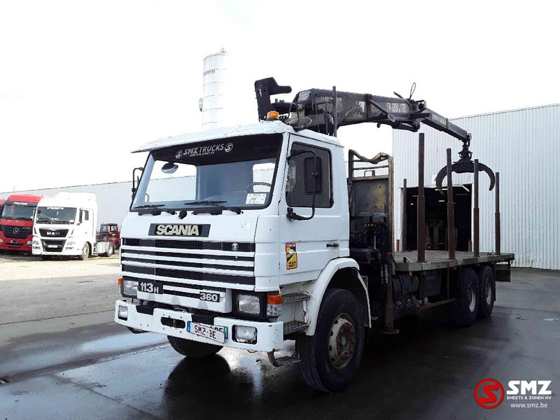 Scania 113 360 Diebolt big axle 12 gear retarder - شاحنات مسطحة, شاحنة كرين: صور 3 Scania 113 360 Diebolt big axle 12 gear retarder - شاحنات مسطحة, شاحنة كرين: صور 3