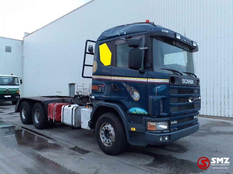 Scania 144 530 6x4 lames/meca - شاحنات مسطحة: صور 1 Scania 144 530 6x4 lames/meca - شاحنات مسطحة: صور 1