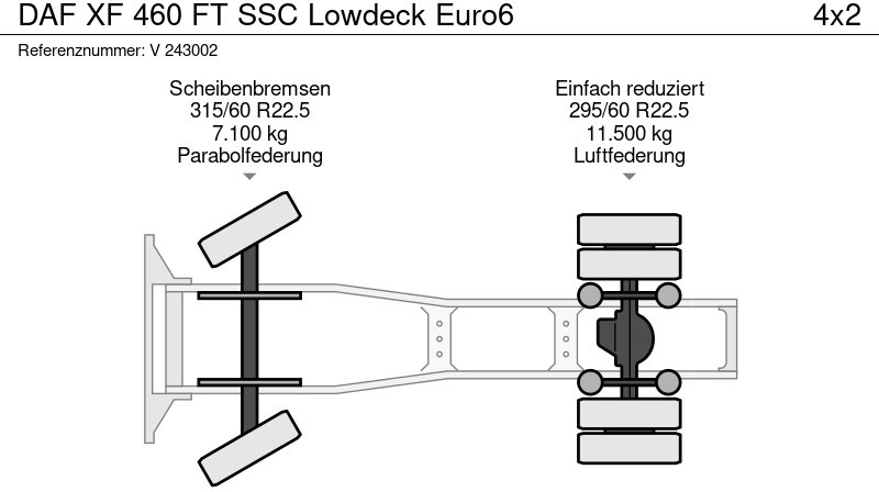 شاحنة جرار DAF XF 460 FT SSC Lowdeck Euro6: صور 12 شاحنة جرار DAF XF 460 FT SSC Lowdeck Euro6: صور 12