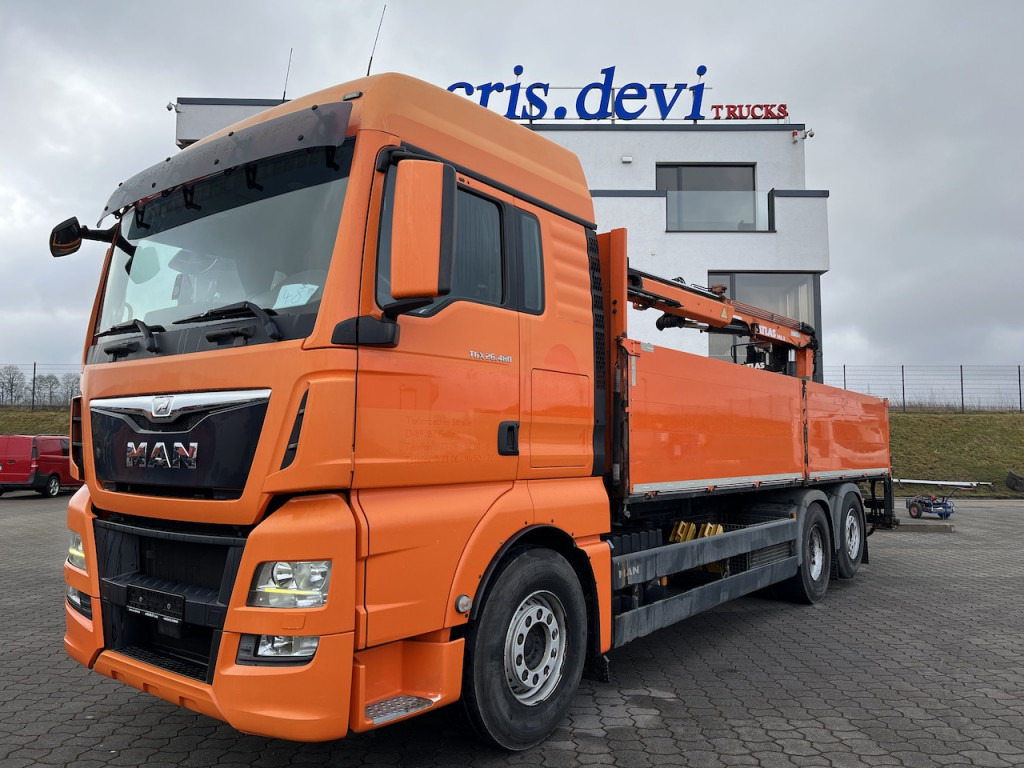 MAN TGX 26.480 6x2 Atlas 145.2 Baustoff - شاحنة كرين, شاحنات مسطحة: صور 1 MAN TGX 26.480 6x2 Atlas 145.2 Baustoff - شاحنة كرين, شاحنات مسطحة: صور 1