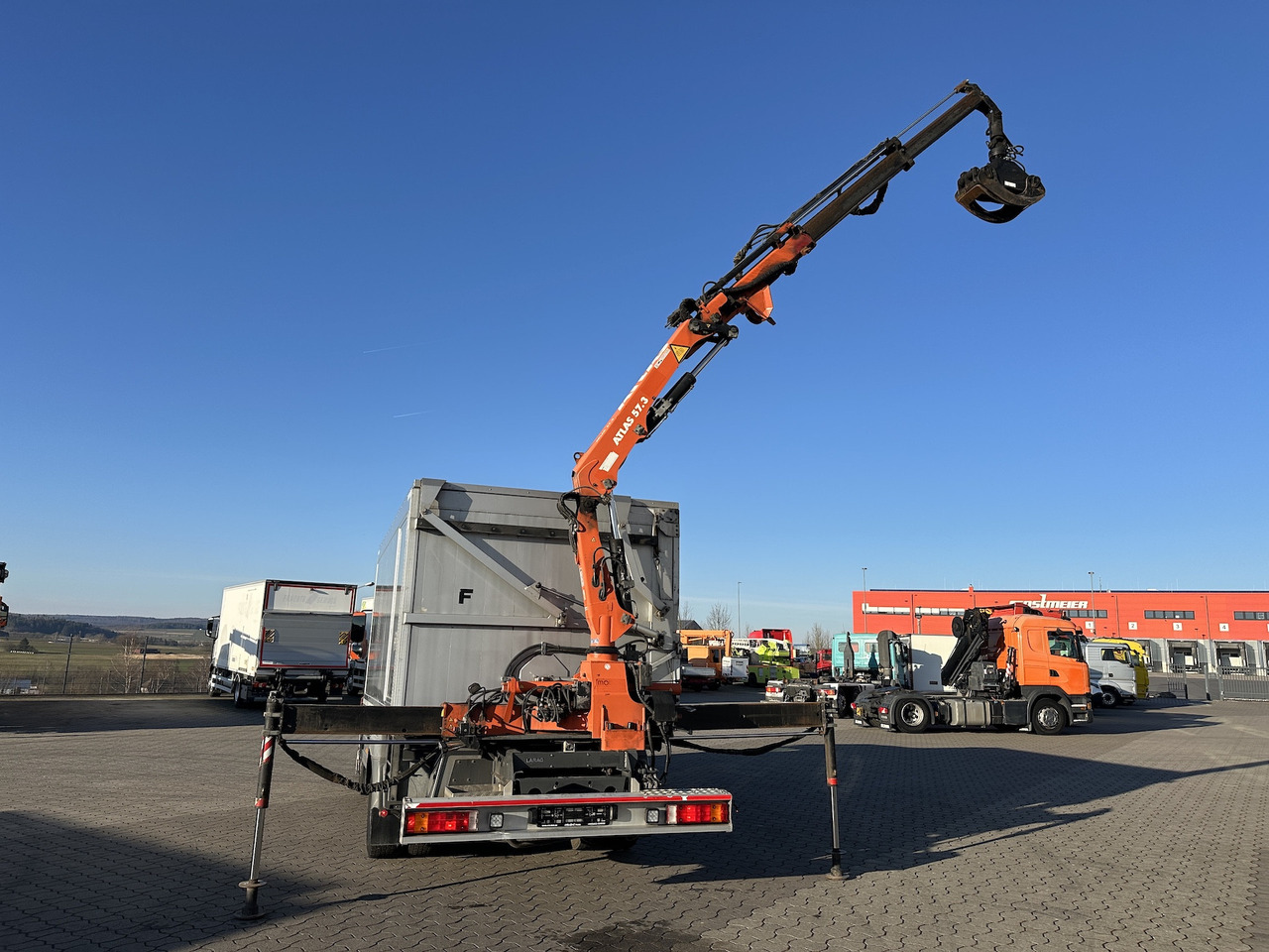 Mercedes-Benz Atego 1529 4x2  Atlas 57.3-A2   Kadaverkipper - شاحنة كرين, قلابات: صور 4 Mercedes-Benz Atego 1529 4x2  Atlas 57.3-A2   Kadaverkipper - شاحنة كرين, قلابات: صور 4