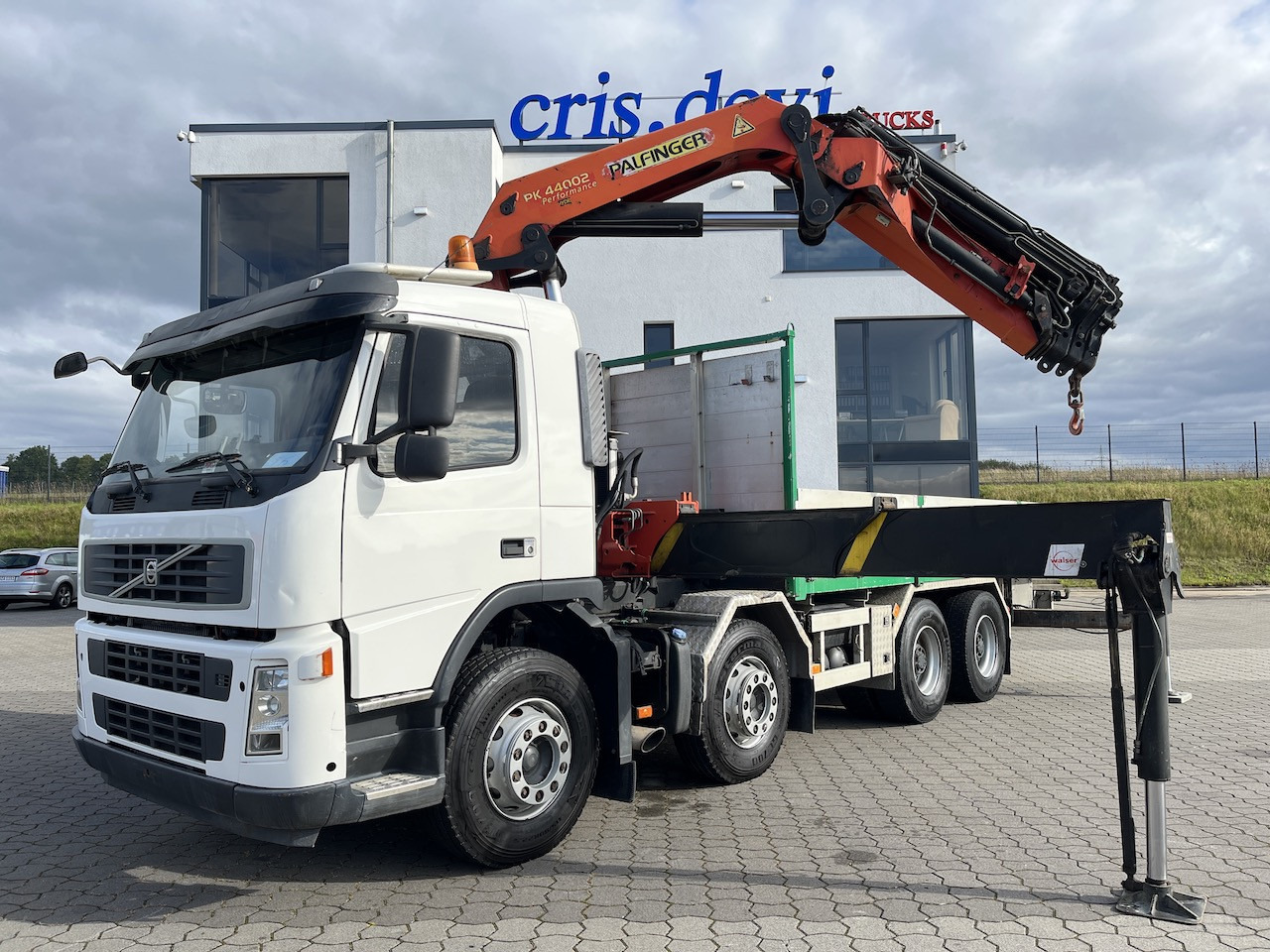 Volvo FM 440 8x4 Palfinger PK 44002 Wechselsystem - شاحنات مسطحة, شاحنة كرين: صور 1 Volvo FM 440 8x4 Palfinger PK 44002 Wechselsystem - شاحنات مسطحة, شاحنة كرين: صور 1