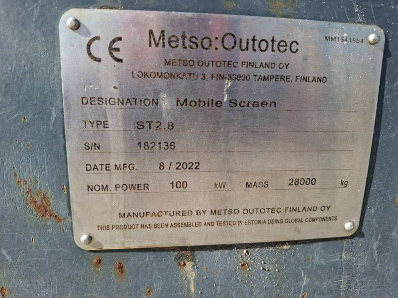 غربال Metso ST 2.8: صور 7 غربال Metso ST 2.8: صور 7