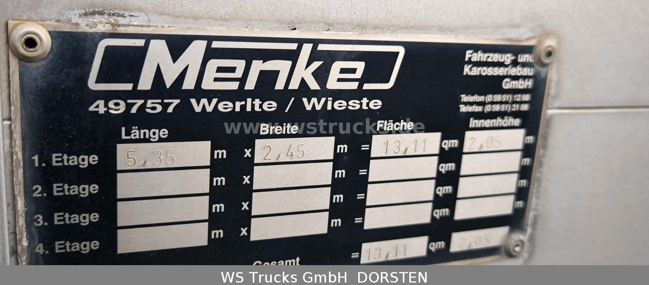 شاحنة نقل خيل Mercedes-Benz Atego 1223  1 Stock Hohe Gitter  Viehtransporter: صور 16