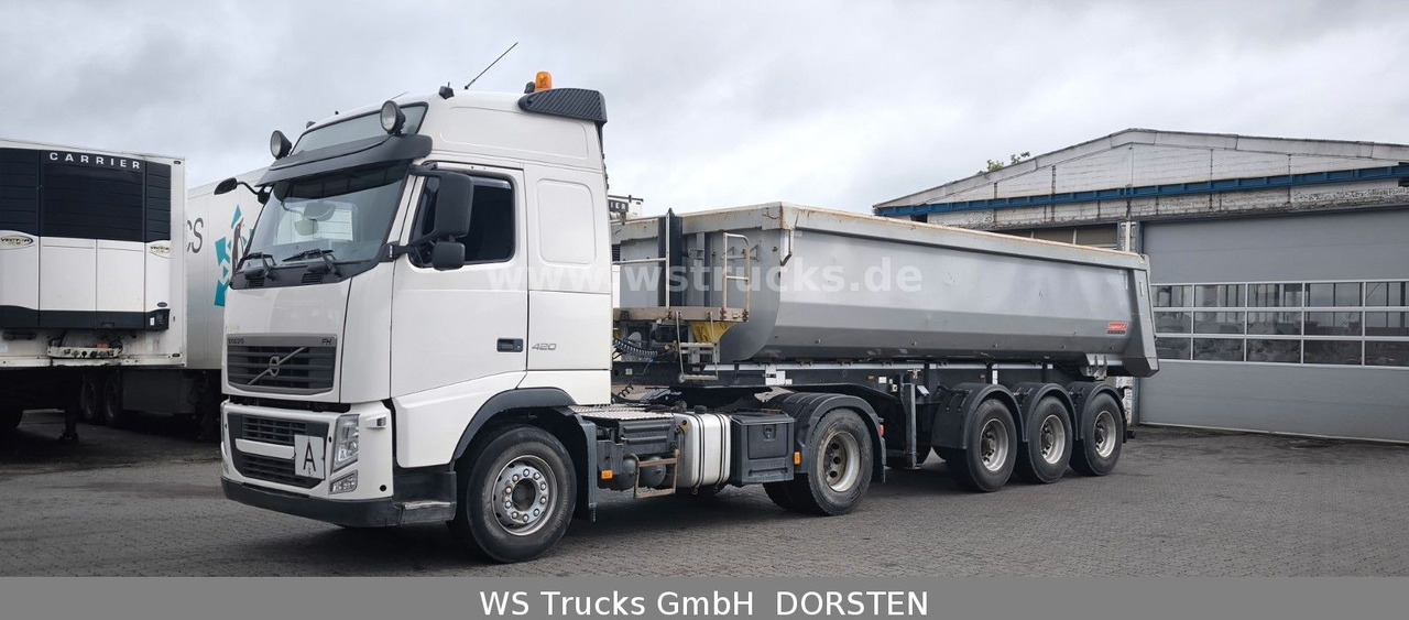 Volvo FH 420 SZM + Langendorf Kipper BPW Trommel - شاحنة جرار: صور 1 Volvo FH 420 SZM + Langendorf Kipper BPW Trommel - شاحنة جرار: صور 1