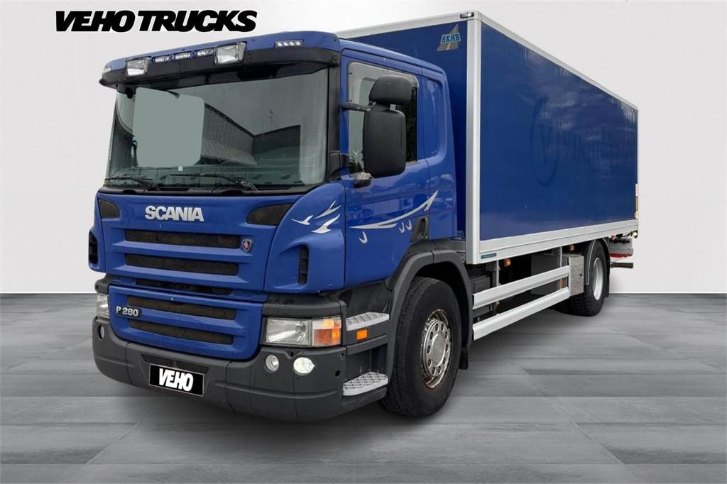 Scania P280 4x2 umpikori - بصندوق مغلق شاحنة: صور 1 Scania P280 4x2 umpikori - بصندوق مغلق شاحنة: صور 1