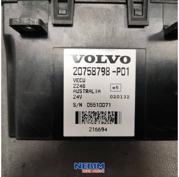Volvo Volvo - 20758798 - Regeleenheid VECU - قطع الغيار - شاحنة: صور 3 Volvo Volvo - 20758798 - Regeleenheid VECU - قطع الغيار - شاحنة: صور 3