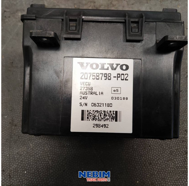 Volvo Volvo - 20758798 - Regeleenheid VECU - قطع الغيار - شاحنة: صور 3 Volvo Volvo - 20758798 - Regeleenheid VECU - قطع الغيار - شاحنة: صور 3
