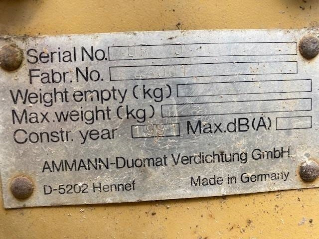 Ammann DR 70 (12005454) - مدحلة: صور 2 Ammann DR 70 (12005454) - مدحلة: صور 2