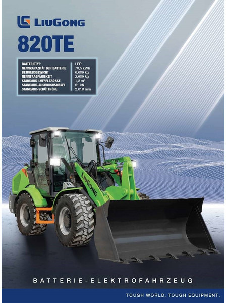 LIUGONG 820 TE vollelektrisch, 6.600 kg, 1.2 cbm - اللودر بعجل: صور 1 LIUGONG 820 TE vollelektrisch, 6.600 kg, 1.2 cbm - اللودر بعجل: صور 1