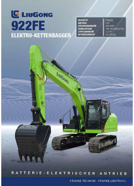 LIUGONG 922 FE vollelektrisch, 24.100 kg - حفارات زحافة: صور 1 LIUGONG 922 FE vollelektrisch, 24.100 kg - حفارات زحافة: صور 1