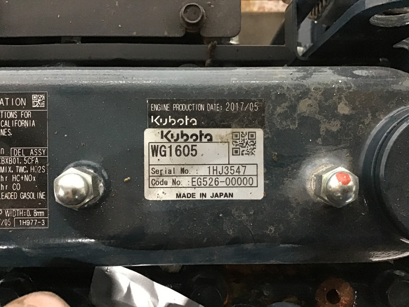 Kubota WG1605 NEW - آلات البناء: صور 4 Kubota WG1605 NEW - آلات البناء: صور 4