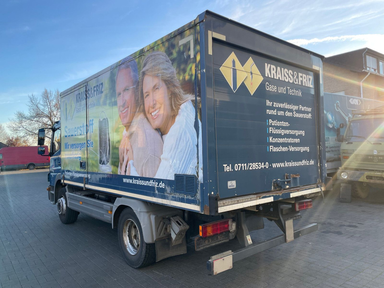 Mercedes-Benz Atego 2 6-Zyl. 4x2 1224 Klima, Radstand: 3.56m. - بصندوق مغلق شاحنة: صور 2 Mercedes-Benz Atego 2 6-Zyl. 4x2 1224 Klima, Radstand: 3.56m. - بصندوق مغلق شاحنة: صور 2