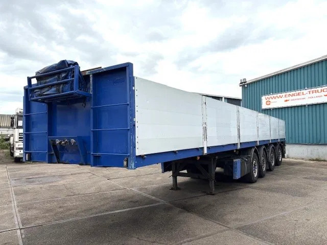 Kwb KWB P-504-STI-H 4-AXLE FLATBED TRAILER (SAF AXLES / 2x STEERING AXLE / 2x LIFT-AXLE / ALUMINIUM SIDE BORDS /ABS-EBS) - نصف مقطورة مسطحة: صور 1 Kwb KWB P-504-STI-H 4-AXLE FLATBED TRAILER (SAF AXLES / 2x STEERING AXLE / 2x LIFT-AXLE / ALUMINIUM SIDE BORDS /ABS-EBS) - نصف مقطورة مسطحة: صور 1