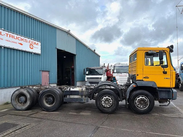 MAN 35.414 VF-TM 8x4 FULL STEEL CHASSIS (6-CILINDER HEADS / ZF16 MANUAL GEARBOX / FULL STEEL SUSPENSION / REDUCTION AXLES) - الشاسيه شاحنة: صور 4 MAN 35.414 VF-TM 8x4 FULL STEEL CHASSIS (6-CILINDER HEADS / ZF16 MANUAL GEARBOX / FULL STEEL SUSPENSION / REDUCTION AXLES) - الشاسيه شاحنة: صور 4
