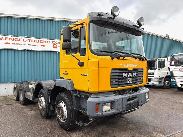 MAN 35.414 VF-TM 8x4 FULL STEEL CHASSIS (6-CILINDER HEADS / ZF16 MANUAL GEARBOX / FULL STEEL SUSPENSION / REDUCTION AXLES) - الشاسيه شاحنة: صور 2 MAN 35.414 VF-TM 8x4 FULL STEEL CHASSIS (6-CILINDER HEADS / ZF16 MANUAL GEARBOX / FULL STEEL SUSPENSION / REDUCTION AXLES) - الشاسيه شاحنة: صور 2