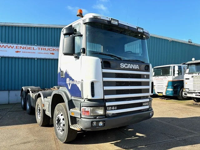 Scania R124-420 C 8x4 FULL STEEL CHASSIS (EURO 3 / FULL STEEL SUSPENSION / REDUCTION AXLES / GRS900 GEARBOX) - الشاسيه شاحنة: صور 3 Scania R124-420 C 8x4 FULL STEEL CHASSIS (EURO 3 / FULL STEEL SUSPENSION / REDUCTION AXLES / GRS900 GEARBOX) - الشاسيه شاحنة: صور 3