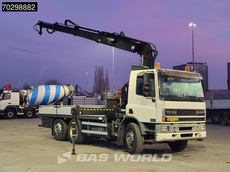 DAF 75CF.250 CF 6X2 HIAB 190W3 Crane Kran Remote Rotator Steering Axle Automatic Euro 3 - شاحنات مسطحة, شاحنة كرين: صور 3 DAF 75CF.250 CF 6X2 HIAB 190W3 Crane Kran Remote Rotator Steering Axle Automatic Euro 3 - شاحنات مسطحة, شاحنة كرين: صور 3