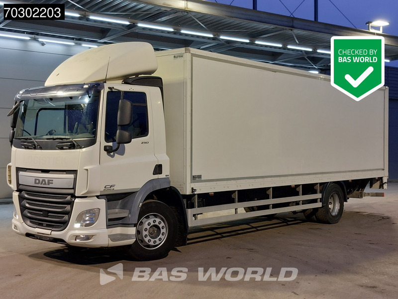 DAF CF 250 4X2 19tonner Automatic 2000kg Ladebordwand Airco Euro 6 - بصندوق مغلق شاحنة: صور 1 DAF CF 250 4X2 19tonner Automatic 2000kg Ladebordwand Airco Euro 6 - بصندوق مغلق شاحنة: صور 1