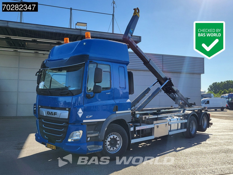 DAF CF 440 6X2 NL-Truck 21tons VDL containersystem ACC Euro 6 - شاحنة ذات الخطاف: صور 1 DAF CF 440 6X2 NL-Truck 21tons VDL containersystem ACC Euro 6 - شاحنة ذات الخطاف: صور 1