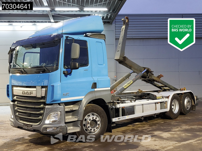 DAF CF 460 CF 6X2 Palfinger T20 -31 MPA hooklift Manual Lift-Axle Euro 6 - شاحنة ذات الخطاف: صور 1 DAF CF 460 CF 6X2 Palfinger T20 -31 MPA hooklift Manual Lift-Axle Euro 6 - شاحنة ذات الخطاف: صور 1