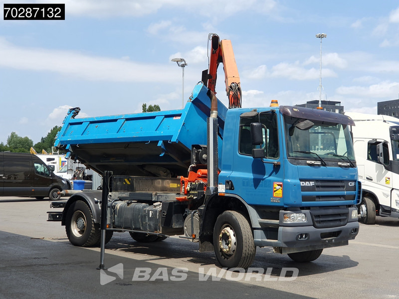 DAF CF75.310 4X2 Palfinger PK12000 Kran Crane 7m3 tipper Big-Axle Steelsuspension Euro 3 إيجار DAF CF75.310 4X2 Palfinger PK12000 Kran Crane 7m3 tipper Big-Axle Steelsuspension Euro 3: صور 11