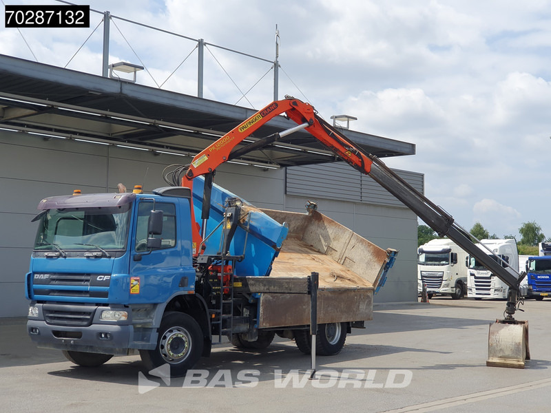 DAF CF75.310 4X2 Palfinger PK12000 Kran Crane 7m3 tipper Big-Axle Steelsuspension Euro 3 إيجار DAF CF75.310 4X2 Palfinger PK12000 Kran Crane 7m3 tipper Big-Axle Steelsuspension Euro 3: صور 7