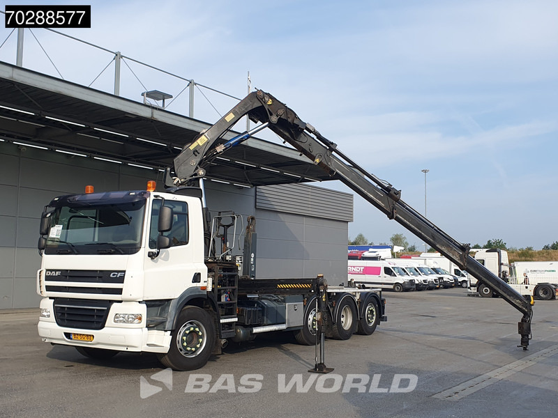 DAF CF85.360 8X2 NL-Truck HIAB 211 E-3 Hipro Crane + Hooklift Lift+steering Axle Automatic Euro 5 - شاحنة ذات الخطاف, شاحنة كرين: صور 5 DAF CF85.360 8X2 NL-Truck HIAB 211 E-3 Hipro Crane + Hooklift Lift+steering Axle Automatic Euro 5 - شاحنة ذات الخطاف, شاحنة كرين: صور 5