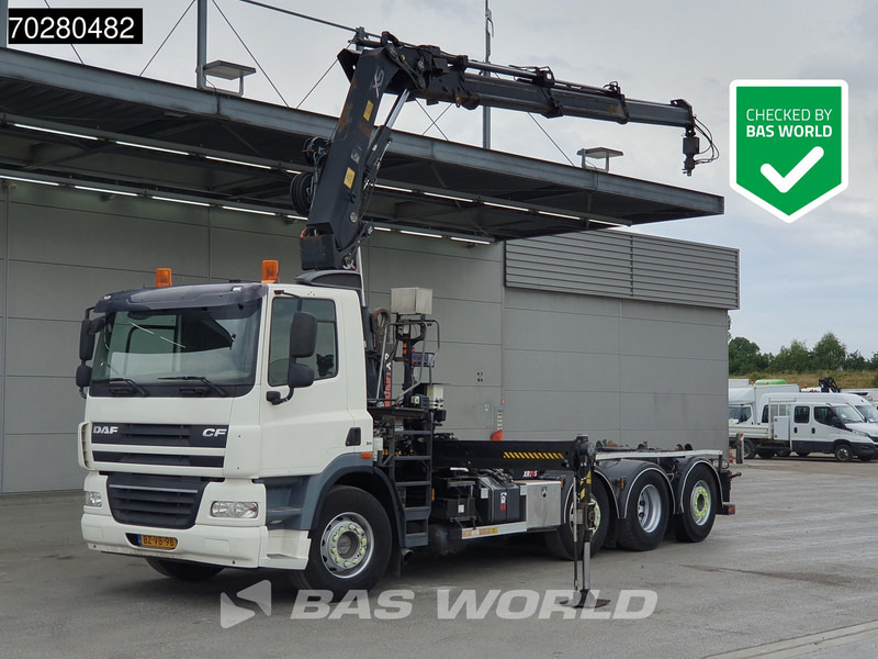 DAF CF85.360 8X2 NL-Truck Hiab 211 E-3 Hipro Kran 21tons Multilift Lift+steering Euro 5 - شاحنة ذات الخطاف, شاحنة كرين: صور 1 DAF CF85.360 8X2 NL-Truck Hiab 211 E-3 Hipro Kran 21tons Multilift Lift+steering Euro 5 - شاحنة ذات الخطاف, شاحنة كرين: صور 1