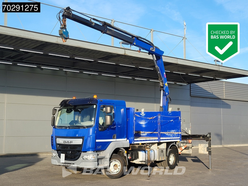DAF LF 260 LF 4X2 HIAB 111 B-2 HIDUO Crane Automatic ACC Euro 6 - شاحنات مسطحة, شاحنة كرين: صور 1 DAF LF 260 LF 4X2 HIAB 111 B-2 HIDUO Crane Automatic ACC Euro 6 - شاحنات مسطحة, شاحنة كرين: صور 1