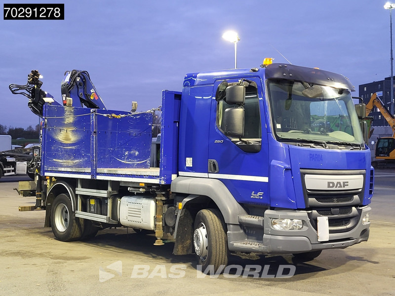 DAF LF 260 LF 4X2 Hiab 111 B-2 HIDUO Crane Kran Remote control Automatic ACC Euro 6 - شاحنات مسطحة, شاحنة كرين: صور 3 DAF LF 260 LF 4X2 Hiab 111 B-2 HIDUO Crane Kran Remote control Automatic ACC Euro 6 - شاحنات مسطحة, شاحنة كرين: صور 3