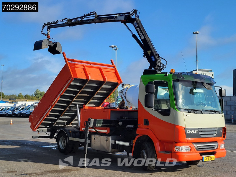 DAF LF45.210 LF 4X2 MKG HLK 66 Crane Kran 5m3 tipper Manual Euro 5 - قلابات, شاحنة كرين: صور 3 DAF LF45.210 LF 4X2 MKG HLK 66 Crane Kran 5m3 tipper Manual Euro 5 - قلابات, شاحنة كرين: صور 3