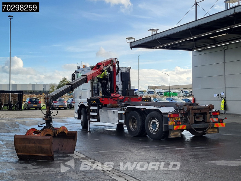 DAF XF105.410 XF 6X2 NL-Truck HMF 1643 Z2 Crane 24T Container system Lift+Steering-Axle Euro 5 - شاحنة - نظام الكابلات, شاحنة كرين: صور 5 DAF XF105.410 XF 6X2 NL-Truck HMF 1643 Z2 Crane 24T Container system Lift+Steering-Axle Euro 5 - شاحنة - نظام الكابلات, شاحنة كرين: صور 5