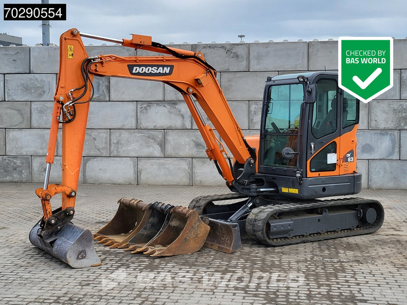 Doosan DX63-3 - حفارة مصغرة: صور 1 Doosan DX63-3 - حفارة مصغرة: صور 1