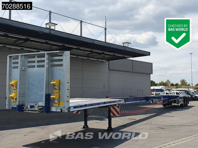 Faymonville MAX210-Z-3AA-13.60-22.5-2.54 3 axles 29M 2x extendable 3x steering axle twistlocks - نصف مقطورة مسطحة: صور 1 Faymonville MAX210-Z-3AA-13.60-22.5-2.54 3 axles 29M 2x extendable 3x steering axle twistlocks - نصف مقطورة مسطحة: صور 1
