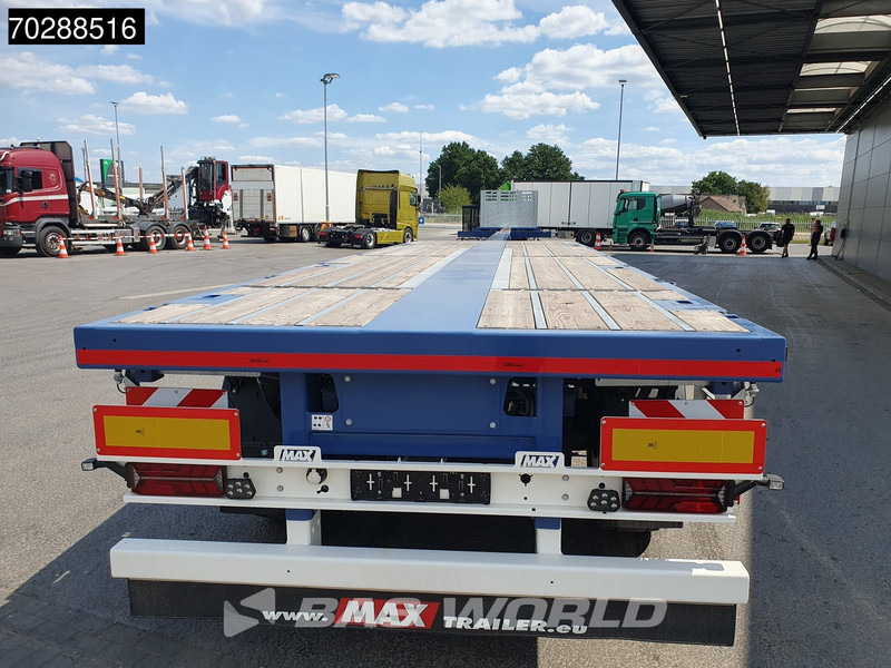 جديد نصف مقطورة مسطحة Faymonville MAX210-Z-3AA-13.60-22.5-2.54 3 axles 29M 2x extendable 3x steering axle twistlocks: صور 10
