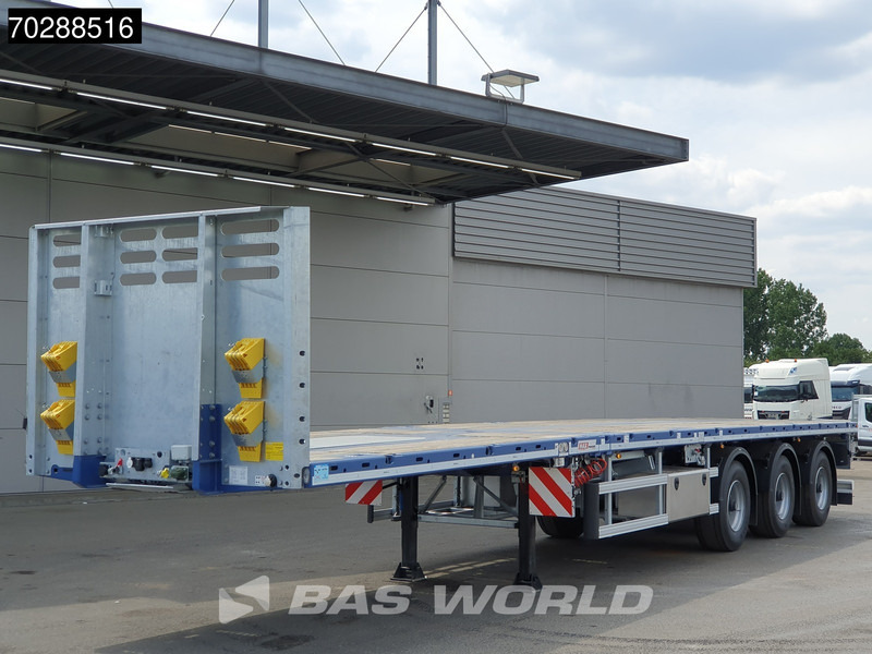 جديد نصف مقطورة مسطحة Faymonville MAX210-Z-3AA-13.60-22.5-2.54 3 axles 29M 2x extendable 3x steering axle twistlocks: صور 6