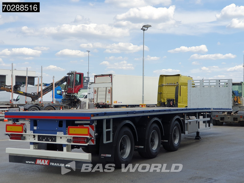 جديد نصف مقطورة مسطحة Faymonville MAX210-Z-3AA-13.60-22.5-2.54 3 axles 29M 2x extendable 3x steering axle twistlocks: صور 8