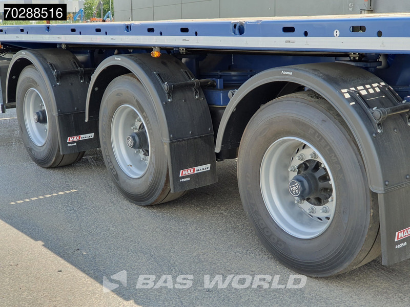جديد نصف مقطورة مسطحة Faymonville MAX210-Z-3AA-13.60-22.5-2.54 3 axles 29M 2x extendable 3x steering axle twistlocks: صور 15
