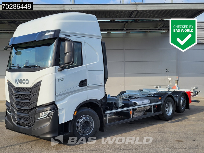Iveco S-Way 500 6X2 NEW BDF! Lift+Steering Axle ACC Standklima Euro 6 - شاحنات الحاويات / جسم علوي قابل للتغيير شاحنة: صور 1 Iveco S-Way 500 6X2 NEW BDF! Lift+Steering Axle ACC Standklima Euro 6 - شاحنات الحاويات / جسم علوي قابل للتغيير شاحنة: صور 1