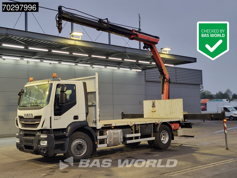 Iveco Stralis 310 Stralis 4X2 Palfinger PK 14002-EH Crane Steelsuspension Automatic Euro 6 - شاحنات مسطحة, شاحنة كرين: صور 1 Iveco Stralis 310 Stralis 4X2 Palfinger PK 14002-EH Crane Steelsuspension Automatic Euro 6 - شاحنات مسطحة, شاحنة كرين: صور 1