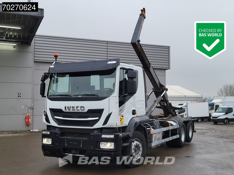 Iveco Stralis 460 6X2 20tons Marrel hooklift Lift Axle ACC Euro 6 - شاحنة ذات الخطاف: صور 1 Iveco Stralis 460 6X2 20tons Marrel hooklift Lift Axle ACC Euro 6 - شاحنة ذات الخطاف: صور 1