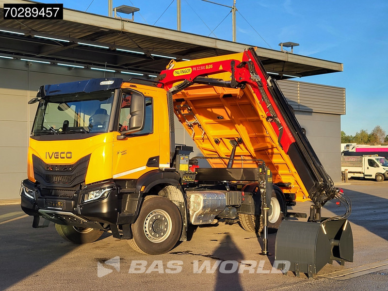 Iveco X-Way 400 4X2 New! Palfinger PK12.501 Crane 6m3 Meiller 3-SideTipper Navi ACC Euro 6 - قلابات, شاحنة كرين: صور 5 Iveco X-Way 400 4X2 New! Palfinger PK12.501 Crane 6m3 Meiller 3-SideTipper Navi ACC Euro 6 - قلابات, شاحنة كرين: صور 5