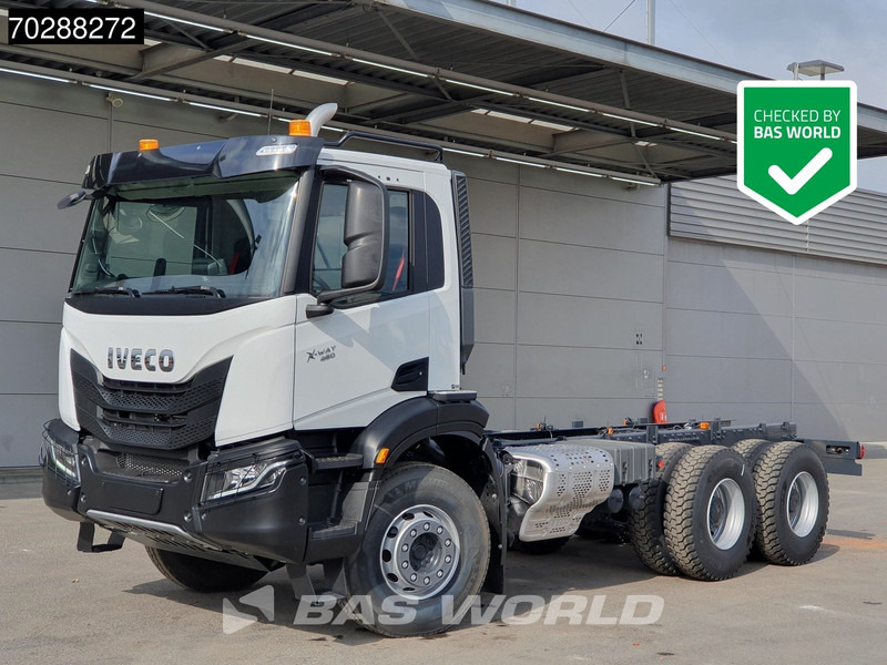 Iveco X-Way 460 6X4 New! Retarder steelsuspension Big-Axle Automatic Navi Euro 6 - الشاسيه شاحنة: صور 1 Iveco X-Way 460 6X4 New! Retarder steelsuspension Big-Axle Automatic Navi Euro 6 - الشاسيه شاحنة: صور 1