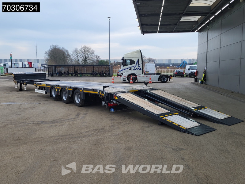 Kässbohrer LB3E NEW Steering+Lift Axle Extendable Ramps - عربة مسطحة منخفضة نصف مقطورة: صور 3 Kässbohrer LB3E NEW Steering+Lift Axle Extendable Ramps - عربة مسطحة منخفضة نصف مقطورة: صور 3