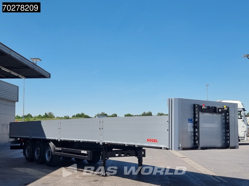 Kögel S24-1 OPEN Liftachse Bordwände - نصف مقطورة مسطحة: صور 3 Kögel S24-1 OPEN Liftachse Bordwände - نصف مقطورة مسطحة: صور 3