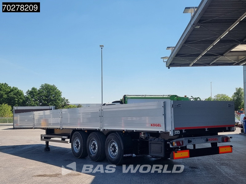 Kögel S24-1 OPEN Liftachse Bordwände - نصف مقطورة مسطحة: صور 2 Kögel S24-1 OPEN Liftachse Bordwände - نصف مقطورة مسطحة: صور 2